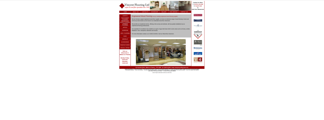 Vincent Flooring Previous Website